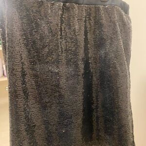 Joe Fresh Black Sequin Mini Skirt